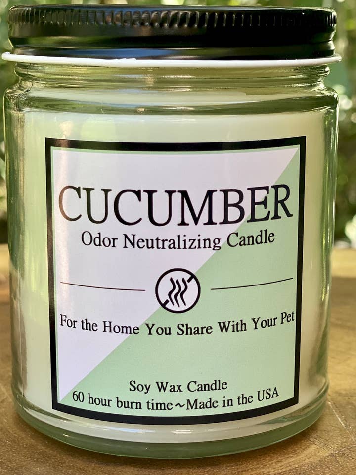 8 oz Odor Neutralizing Candle- Cucumber for wholesale by Candle Consultants