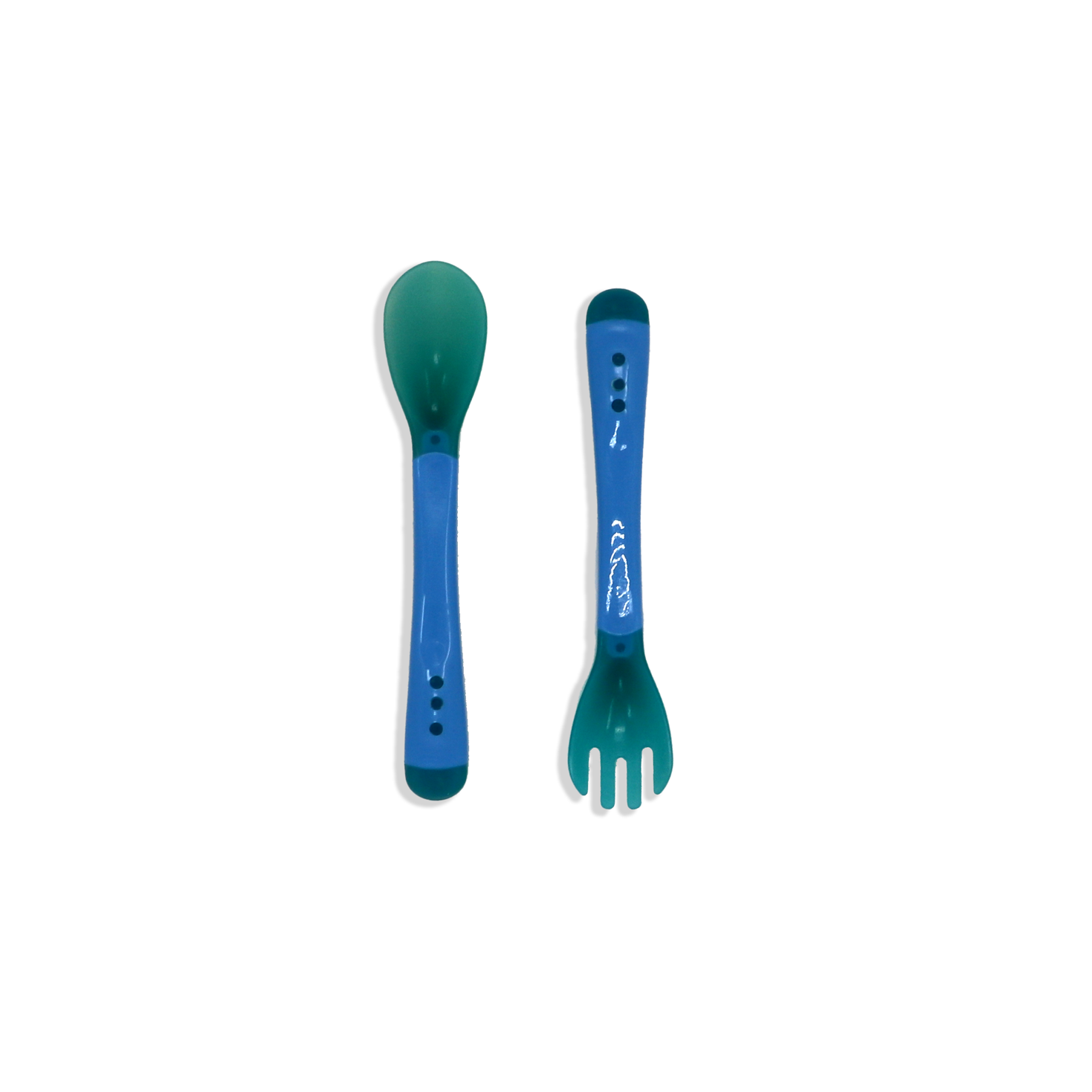 Rose Textiles - Wholesale Feeding Set - Baby - Silicone Bib and Cutlery2