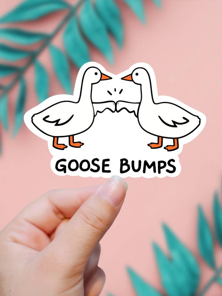 Goose Bumps Sticker for wholesale by EnchantingSunshine