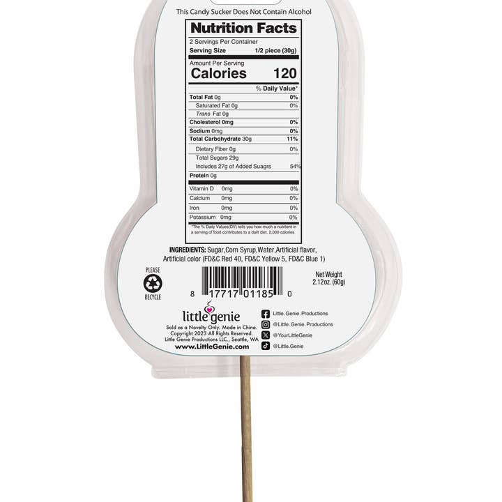 Little Genie Productions - Wholesale Lollipop - COCKtails- Cocktail Inspired Penis Lollipops- Lemon Drop 🍋5
