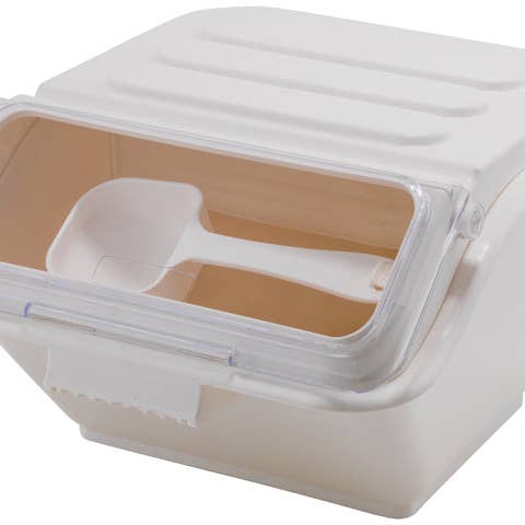 EcoQuality - Wholesale Food Storage Container - 2 Gallon Shelf Ingredient Bin with Lid, 40-Cup, NFS Listed