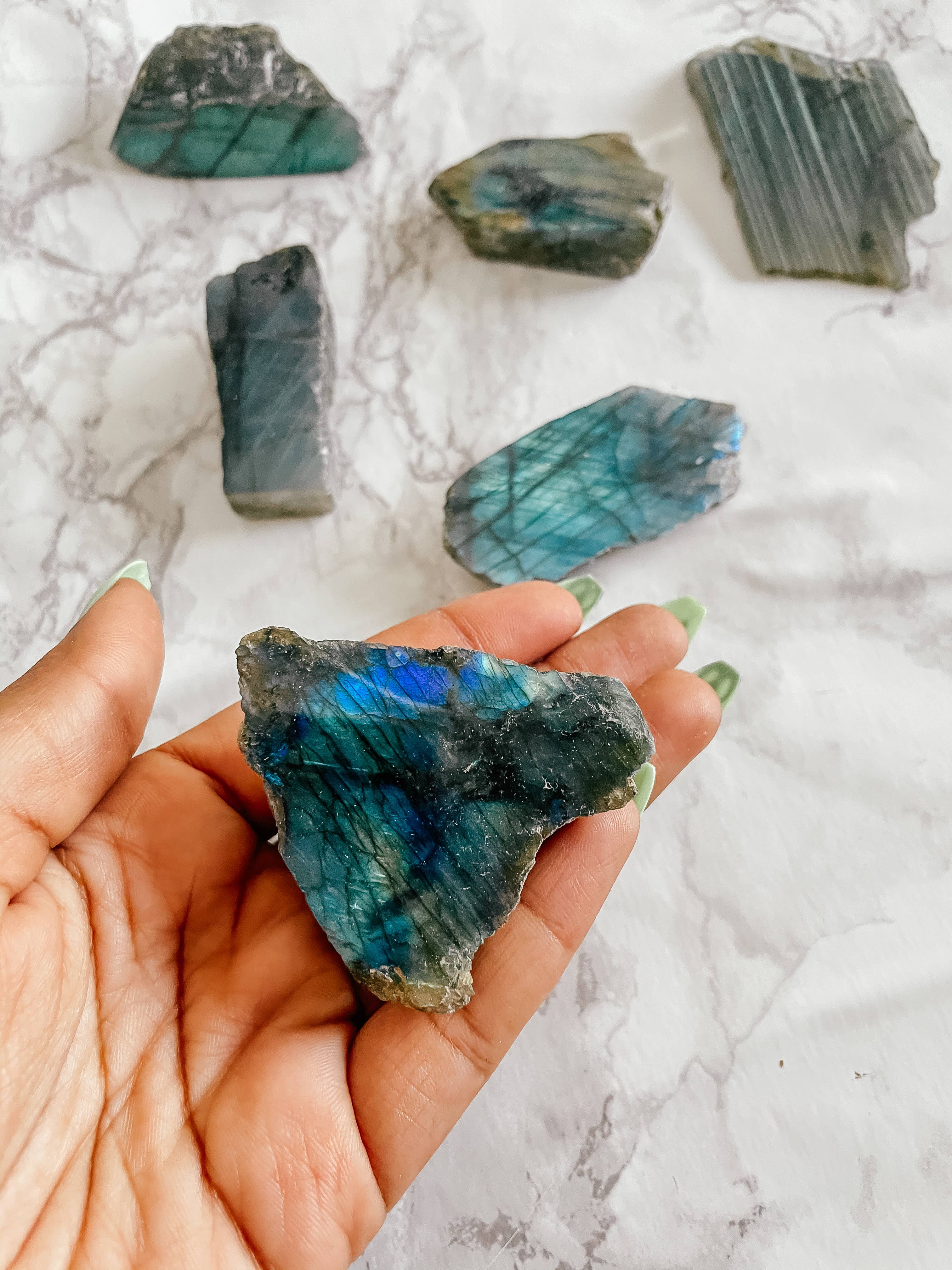 Peach and Pixie - Wholesale Spiritual Stone/Crystal - Labradorite Spiritual Stone Slab3