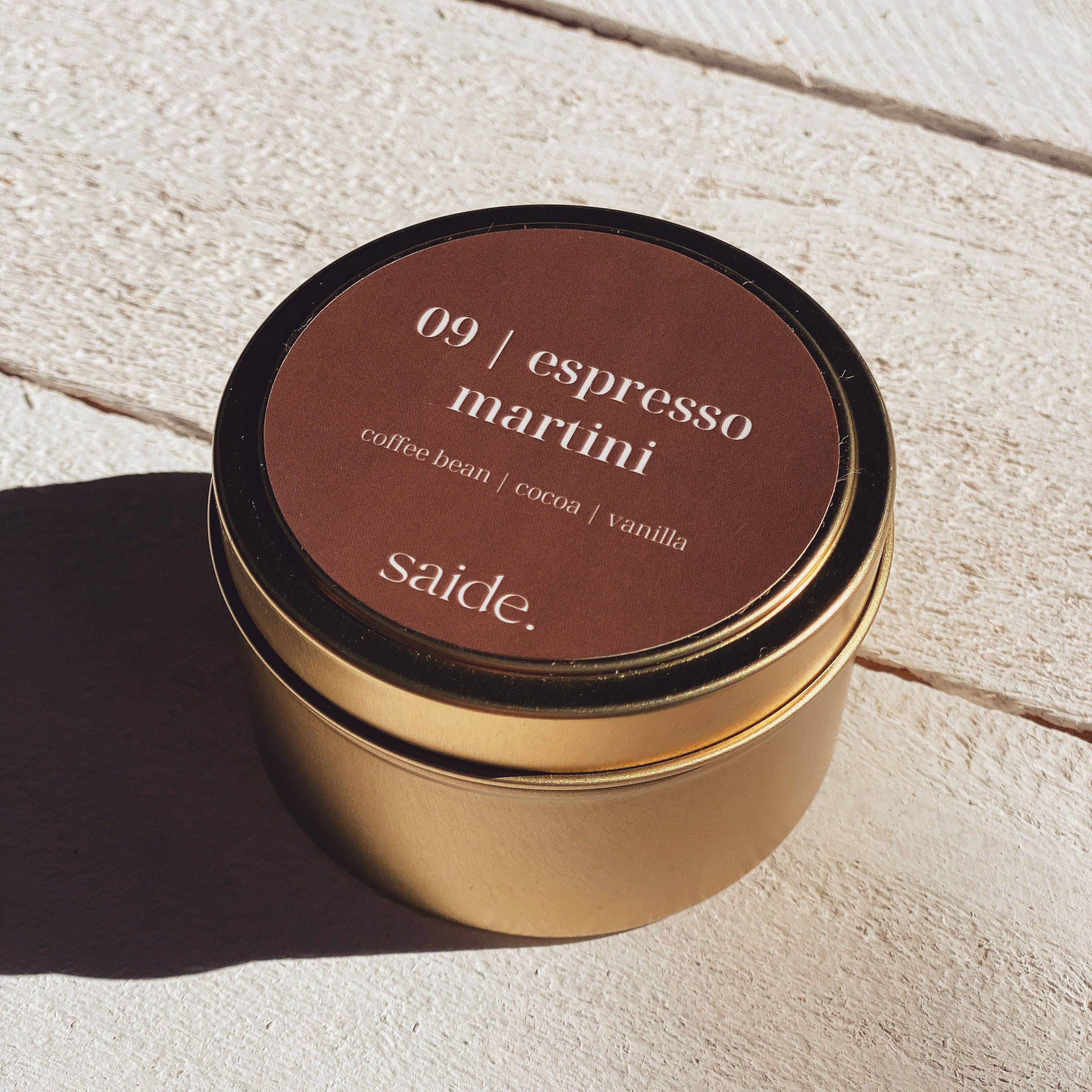 saide. - Wholesale Travel candles - #9 espresso martini soy candle0