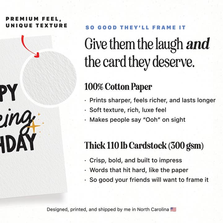 Petty Paper Studio - Wholesale Birthday Card - Brutally Honest Birthday Card2