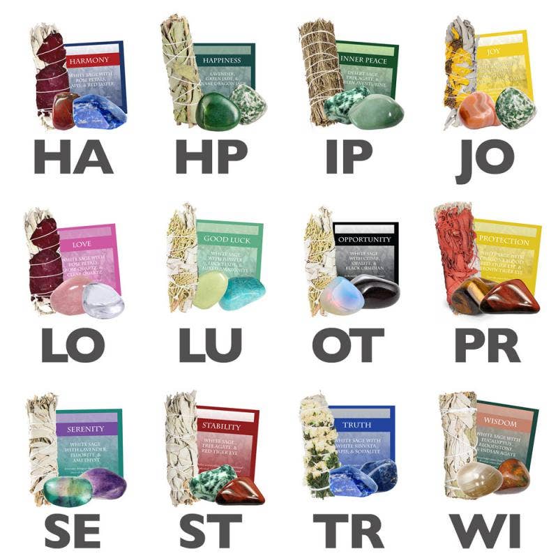 Benjamin International – Großhandel Salbeibündel – Sets mit Salbei und Edelsteinen2