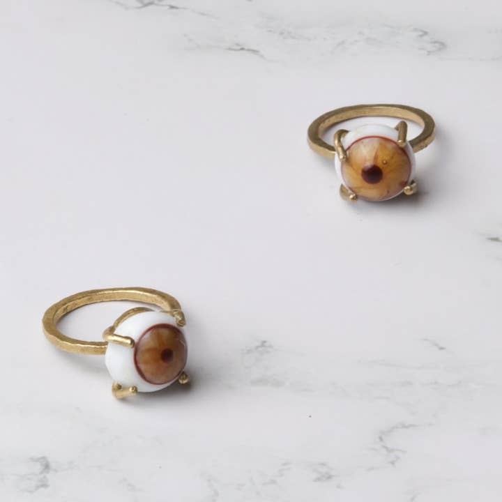 Eye Medium Ring for wholesale by Sunset Yogurt