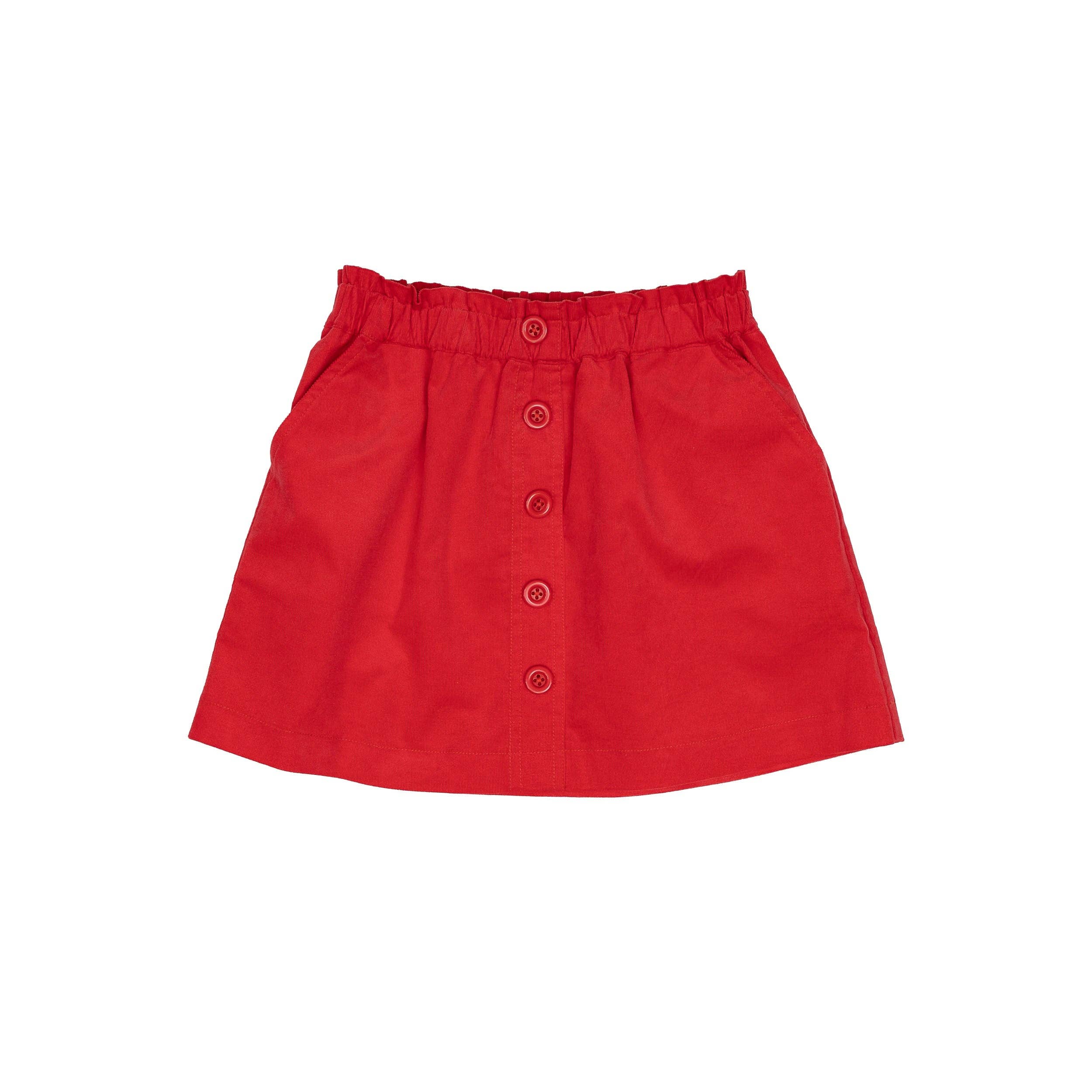 The Oaks Apparel Company - Vente Jupe – enfant - Jupe Renee Red Cord pour enfant