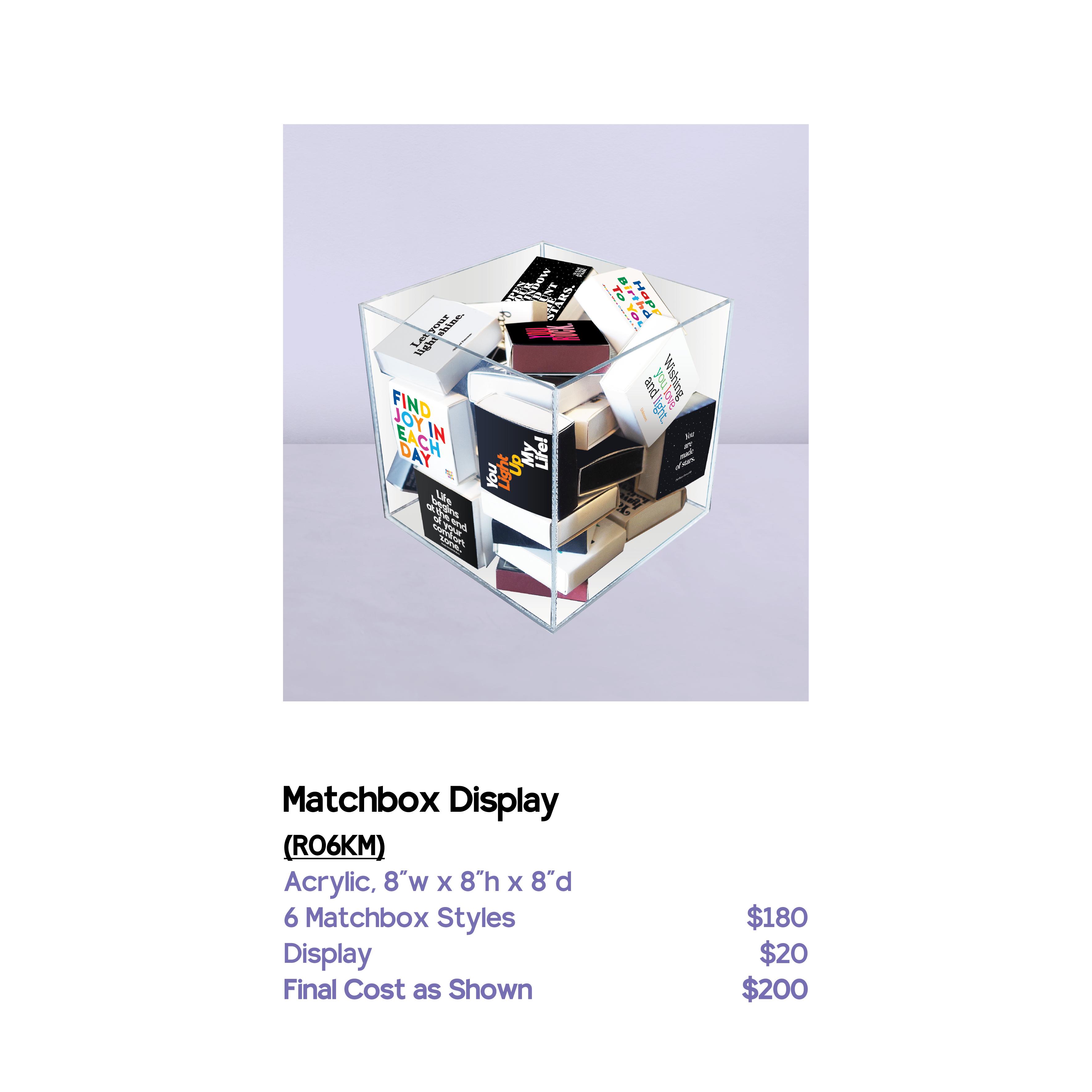 Quotable - Wholesale Matches - Matchboxes - X317 - Delight Little Things (John Ruskin)3