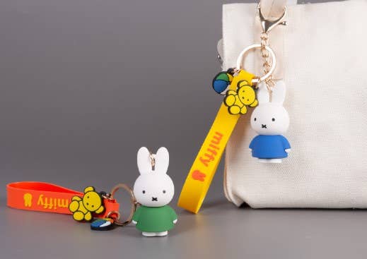 K-Wonderland - Wholesale Keychain - Women's - Miffy Charaters Figure Key Holder-Bag Charm, Gift Key Ring3