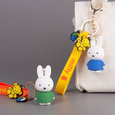 K-Wonderland - Wholesale Keychain - Women's - Miffy Charaters Figure Key Holder-Bag Charm, Gift Key Ring3