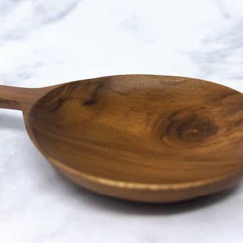 TEAK IT EASY™ Teak Salad Serving Spoon 9.5" for wholesale by Ventures Int'l Products Inc.