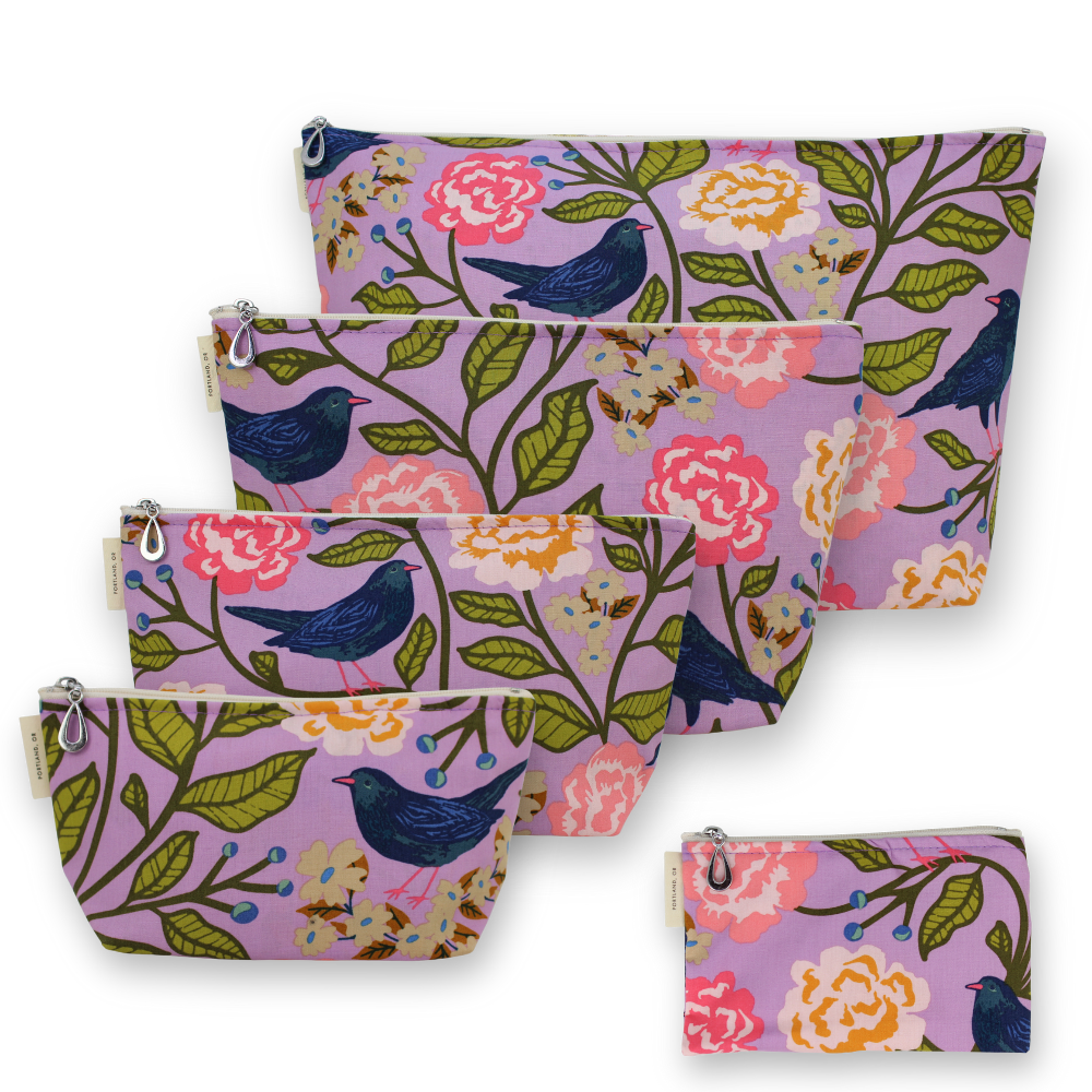 Dana Herbert – bolsa de maquilhagem e cosméticos por atacado – Conjunto de Bolsas de Maquilhagem - S, M, L, XL + Moeda (Poupe $4,75)19