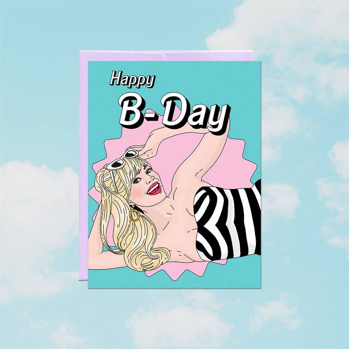 Party Mountain Paper co. - Wholesale Birthday Card - Happy B-Day | Last Chance