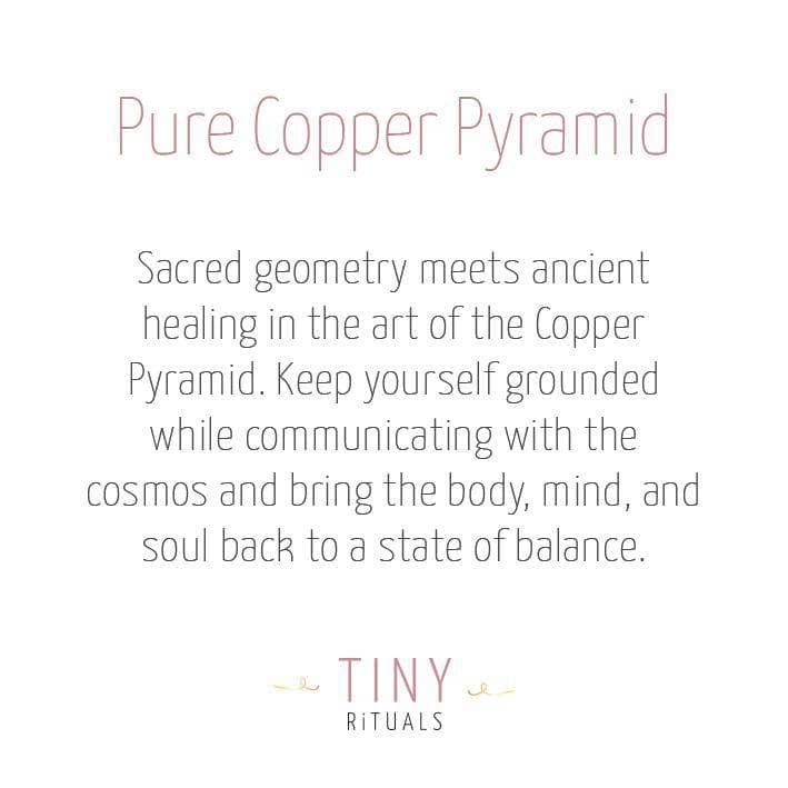 Tiny Rituals - Wholesale Spiritual Stone/Crystal - Copper Healing Pyramid3