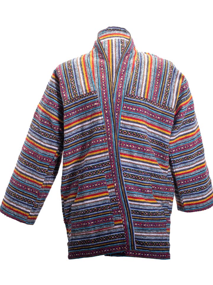 Casual kimono i nepalisk bomull med japansk boho stil för wholesale av HimaOriginals