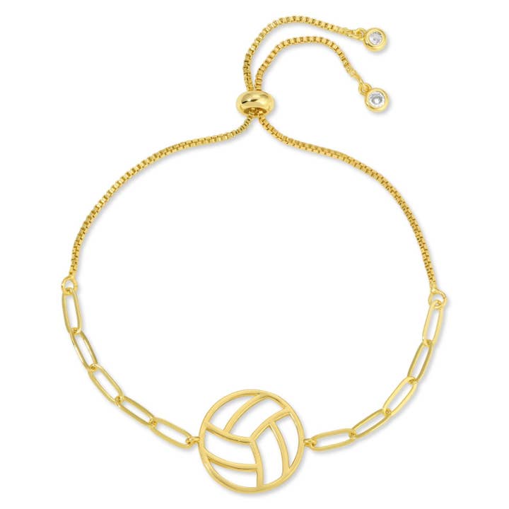 Volleyball Pulley Bracelet for wholesale by Splendid Iris