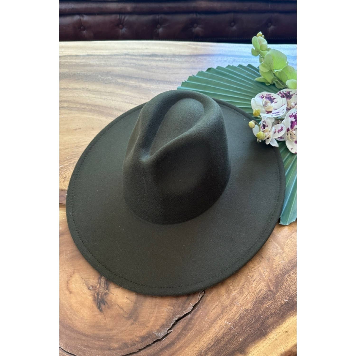 One and Only Accessories - Wholesale Fedora - Women's - Best seller Fashion Classic Wide Brim Felt Primium  Hat 20 C12