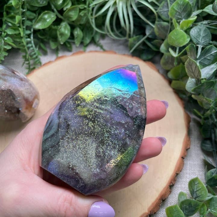 Copper Ashes - Wholesale Spiritual Stone/Crystal - Aura Plated Sphalerite Freeform10