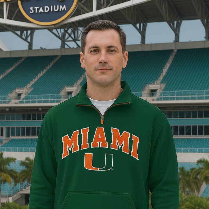 Miami Hurricanes Sweatshirt for wholesale by Turnovers Inc
