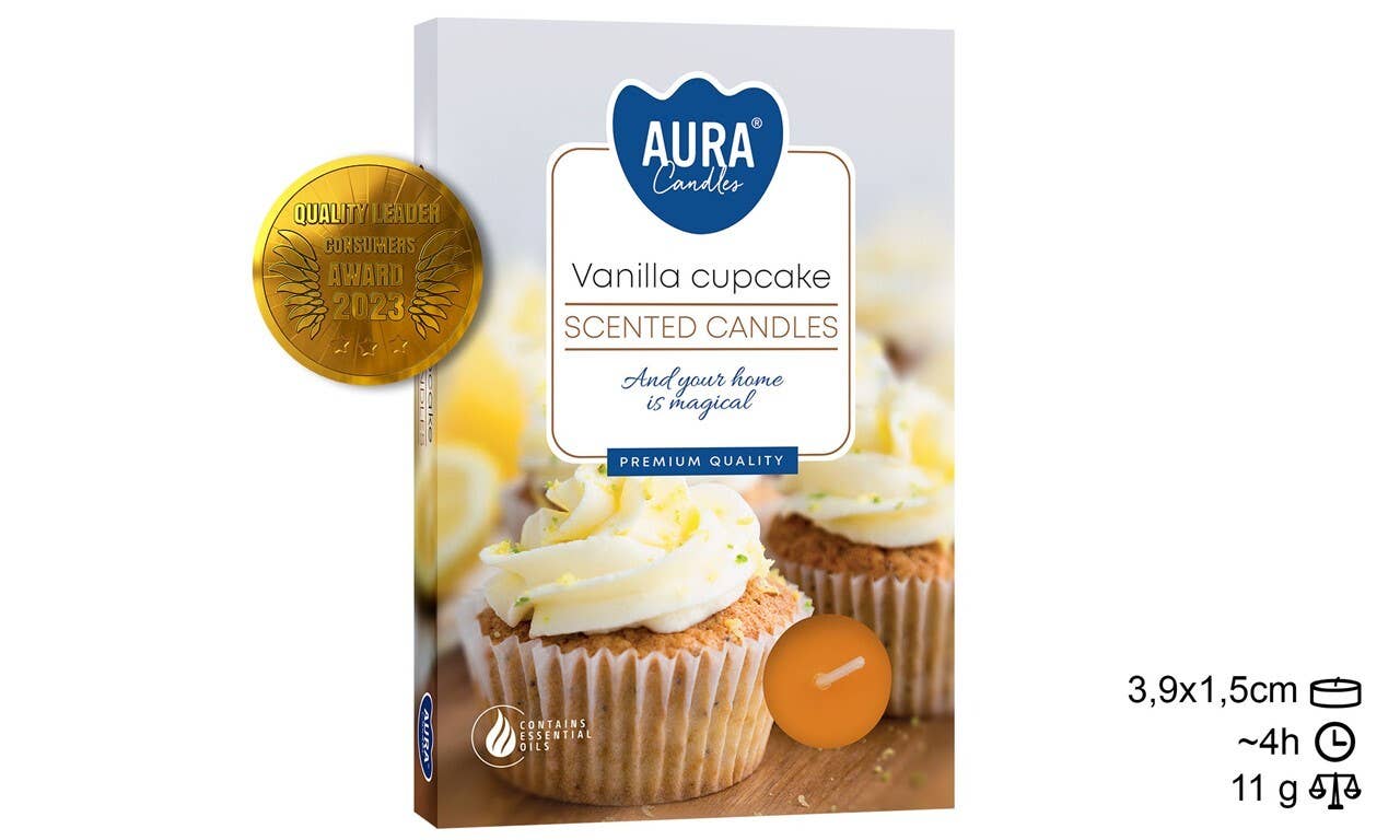 Esoterica Arte - Wholesale Tea Light Candles - Candles Tea Light 6 C. Vanilla (12 pcs)