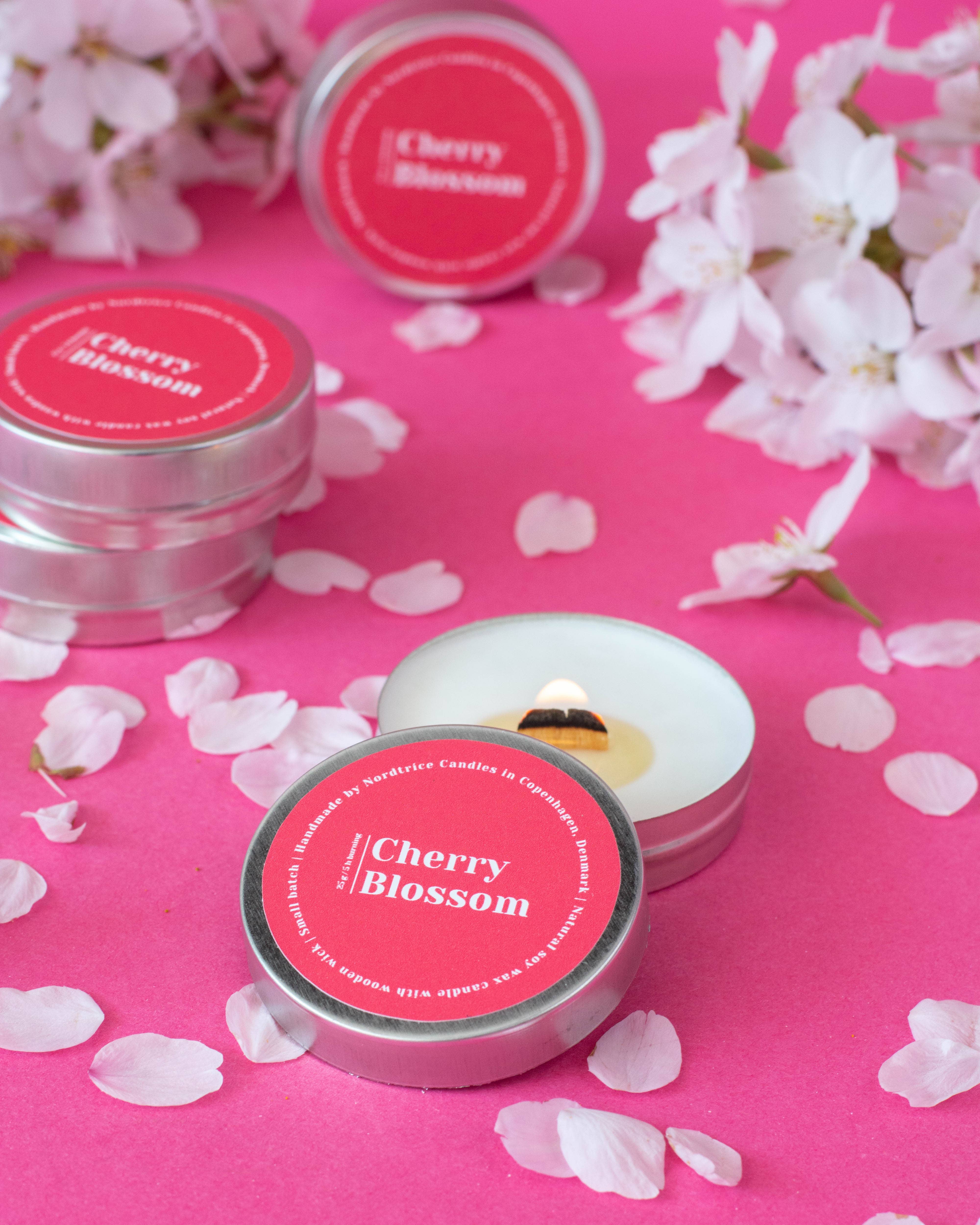 Nordtrice - Wholesale Reiskaarsen - Mini geurkaarsen van soja, Cherry Blossom4