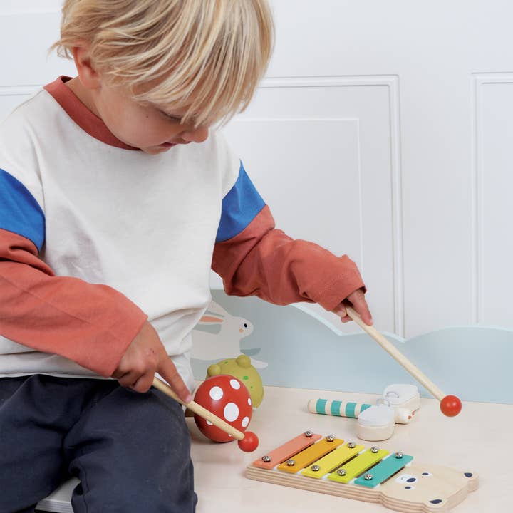 ThreadBear Design UK/EU - Wholesale Musical Toy - Kids & Baby - Mentari Woodland Music Set2
