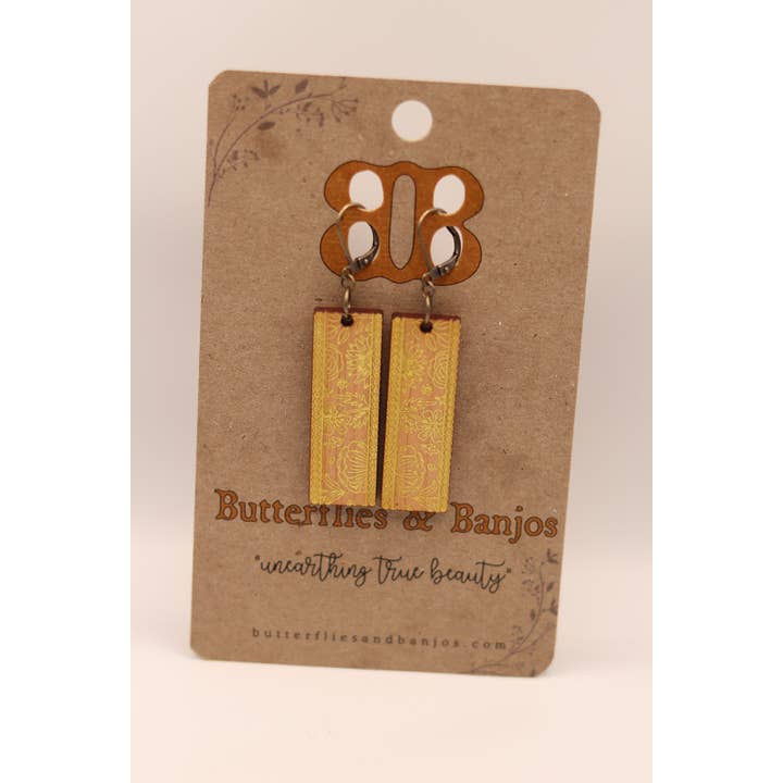 Butterflies and Banjos - Wholesale Dangle Earrings - Among the Wildflowers