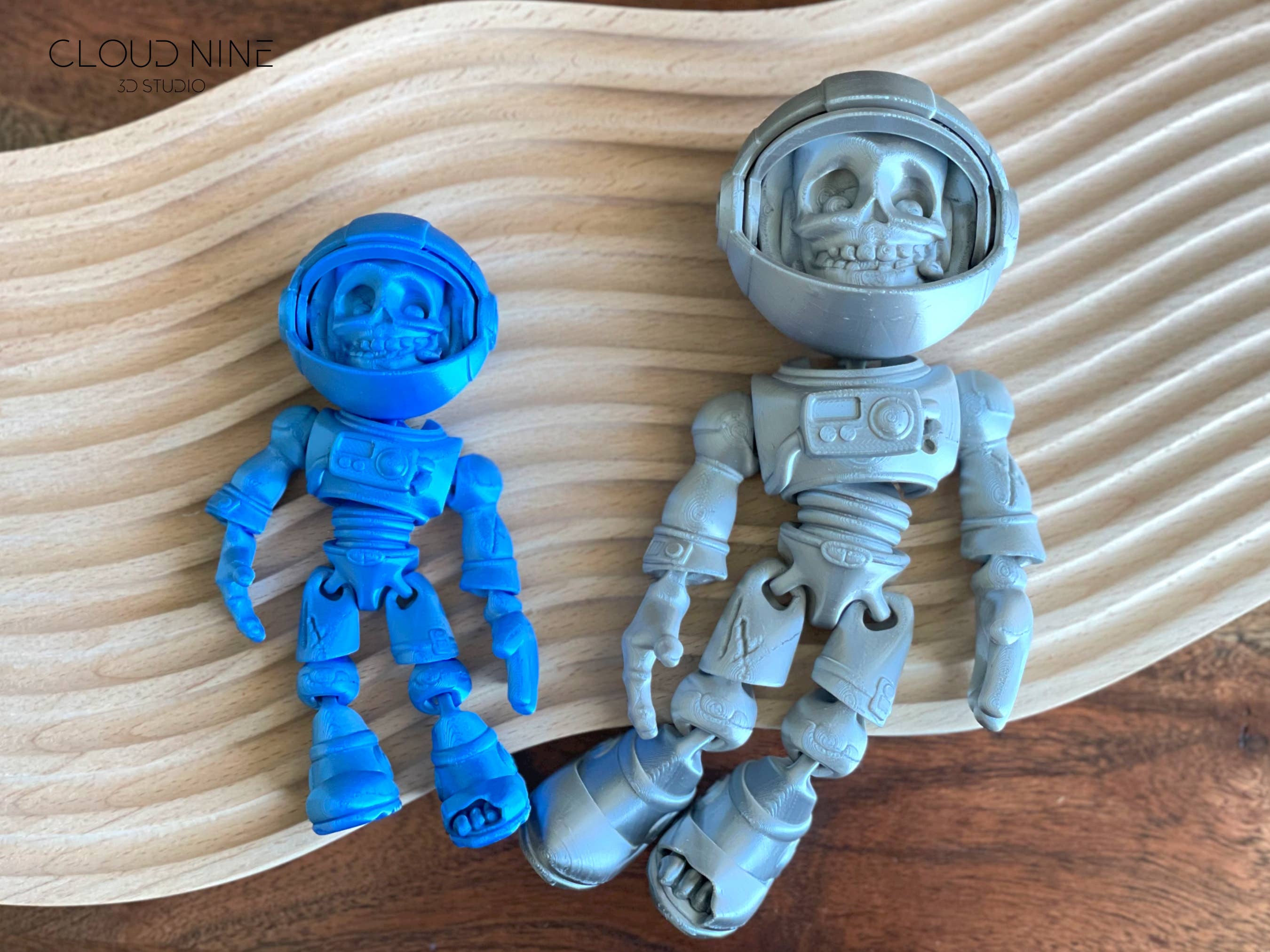 Cloud Nine 3d Studio - Wholesale Fidget Toy - Kids - Articulated Skeleton Astronaut Fidget Toy3