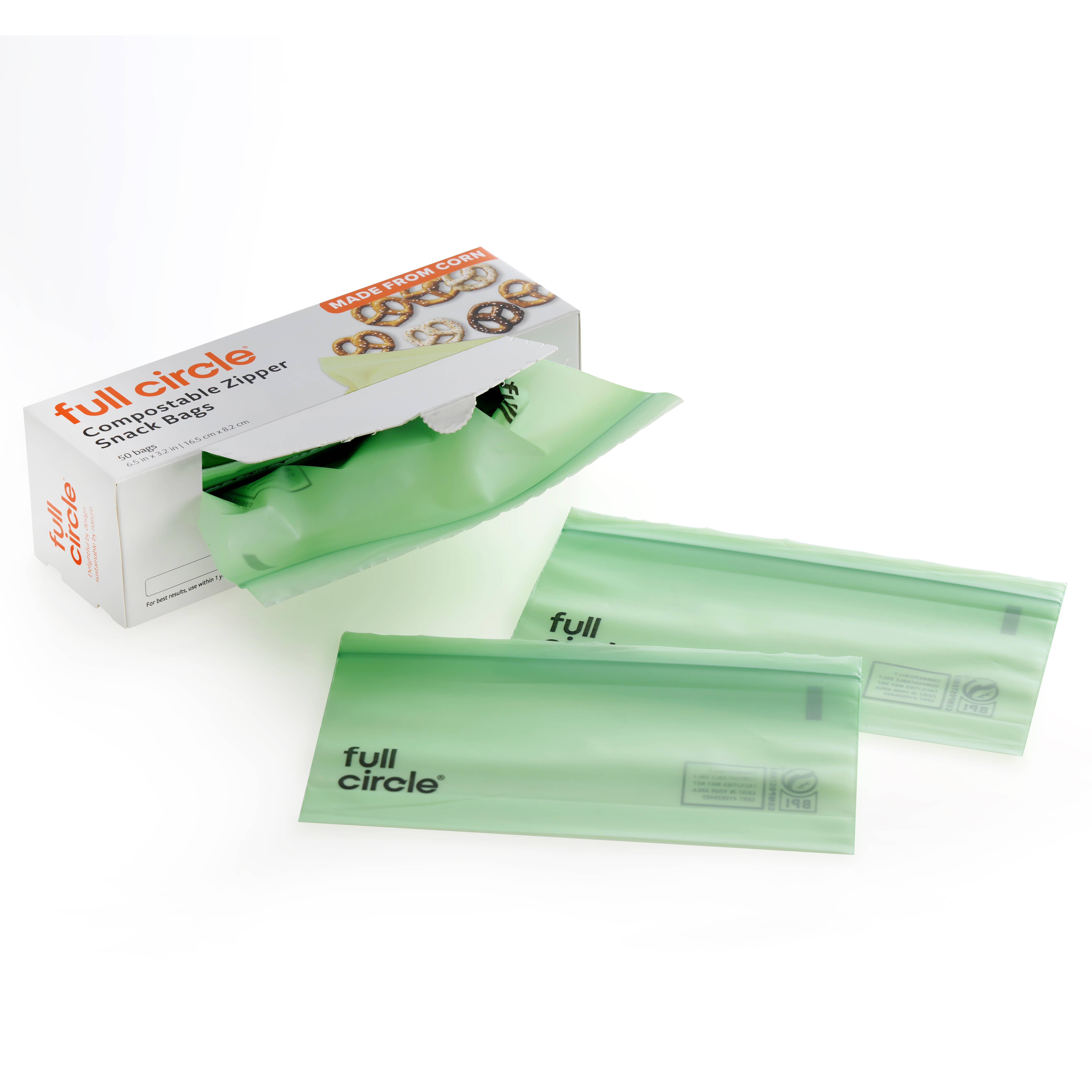 Full Circle Home - Wholesale Food Storage Wrap/Bag - Compostable Zipper Bags3