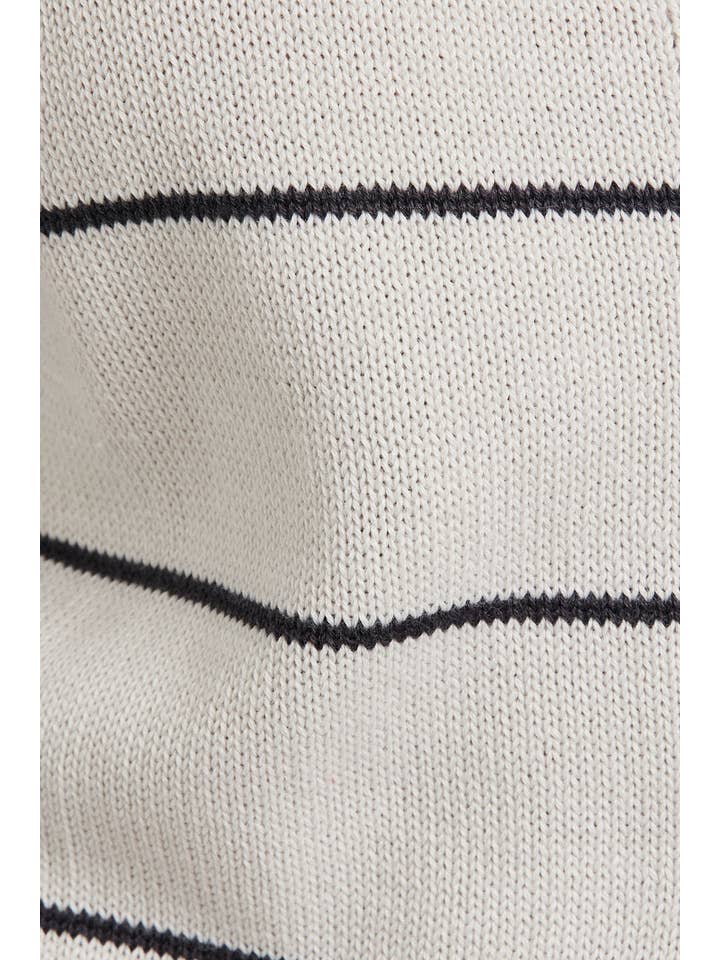 LE LIS - Vente Pull en maille – femme - TOP EN MAILLE SANS MANCHES À COL ROND ET BOUTONS DEVANT6