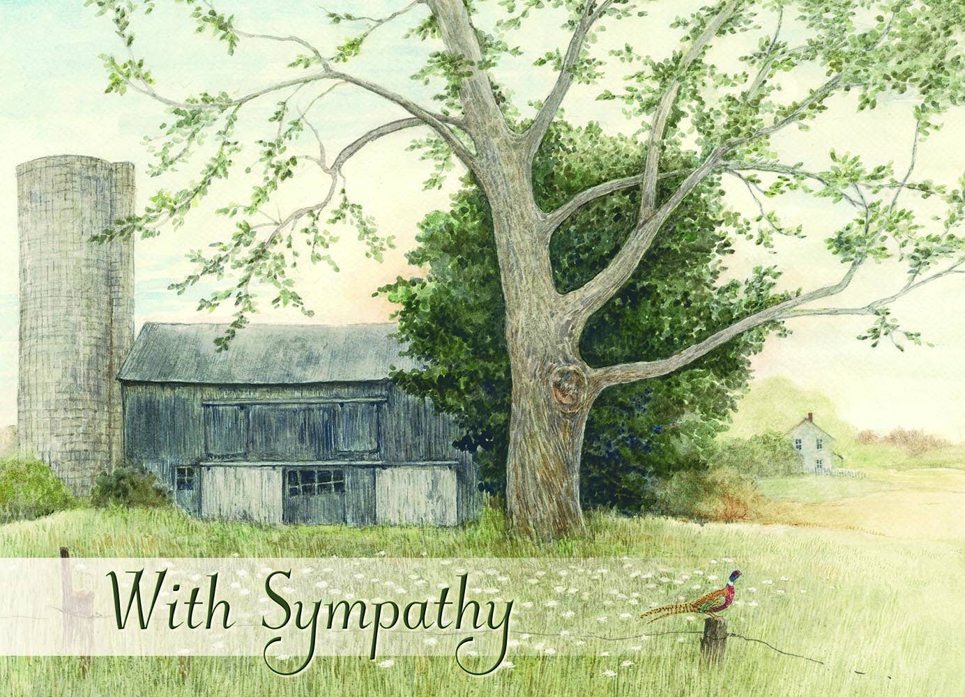 Legacy – Engroshandel Sympati-kort – Fasan med Gammel Lade - Tro Sympatikort0