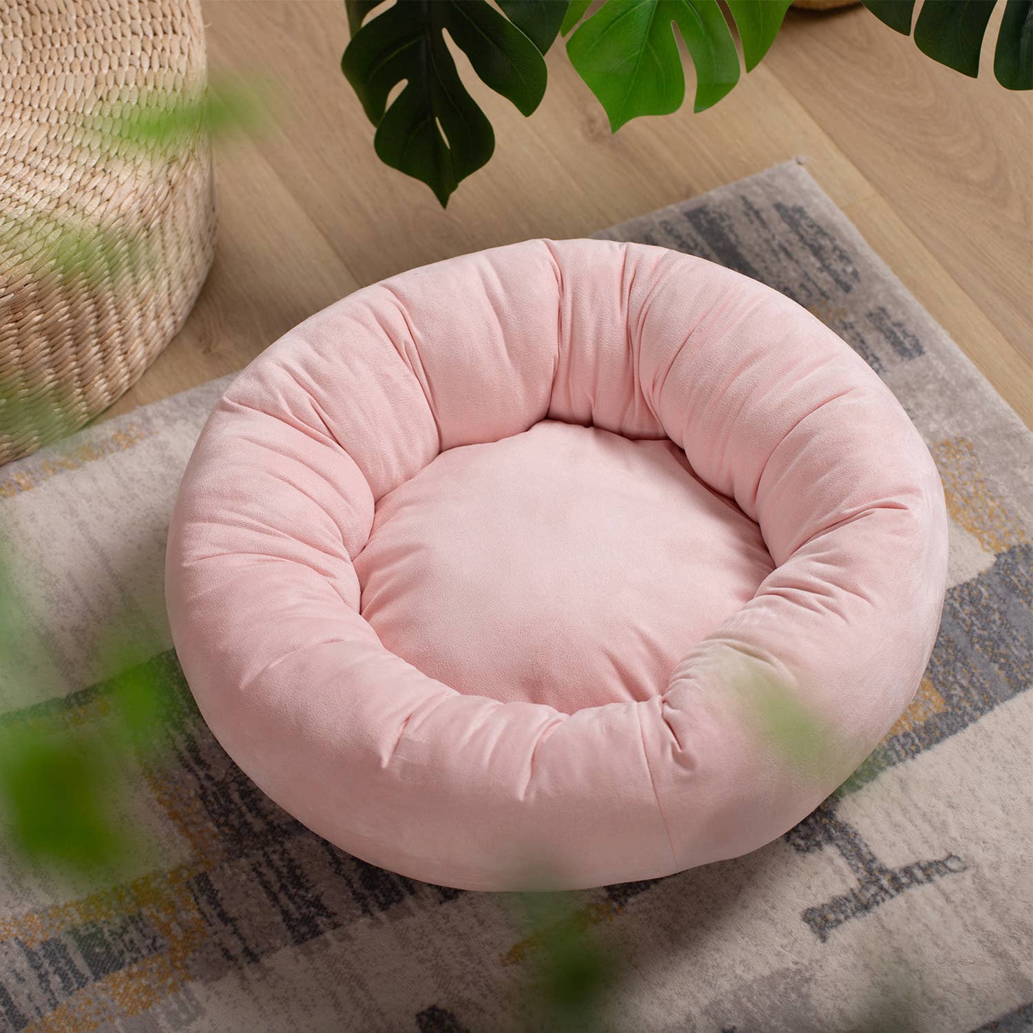 Kasentex - Wholesale Pet Bed - Dog - Dog Bed Round Soft Cushion Donut Shape2
