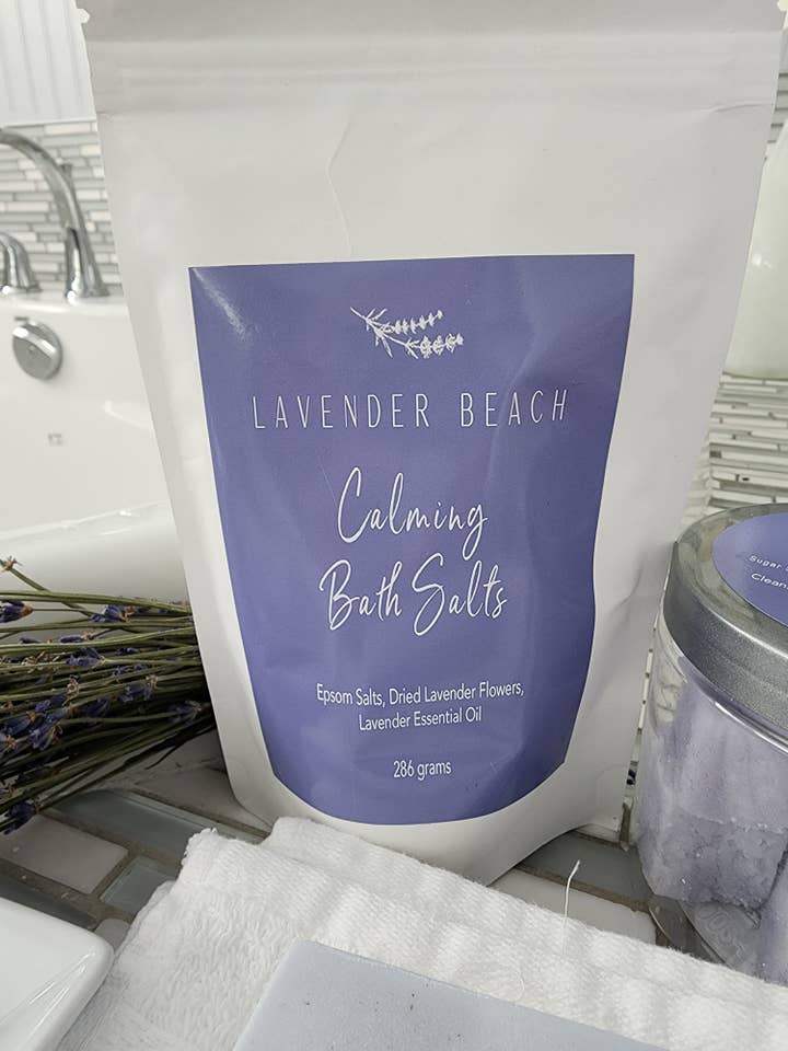 Lavender Bath Salts for wholesale by Lavender Beach