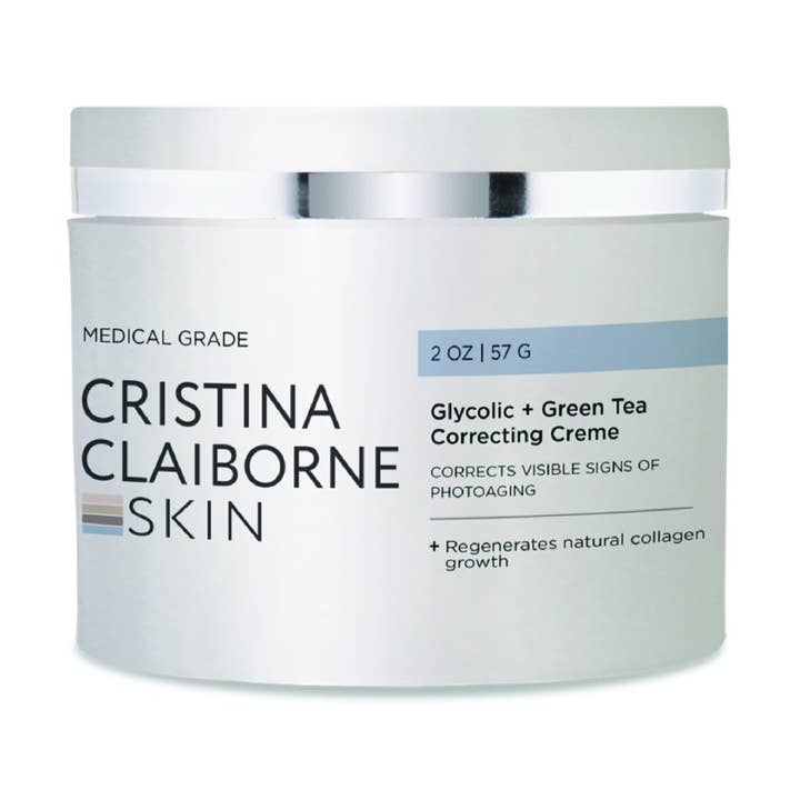 Glicólico+Creme Corretor de Chá Verde por atacado de Cristina Claiborne Skin