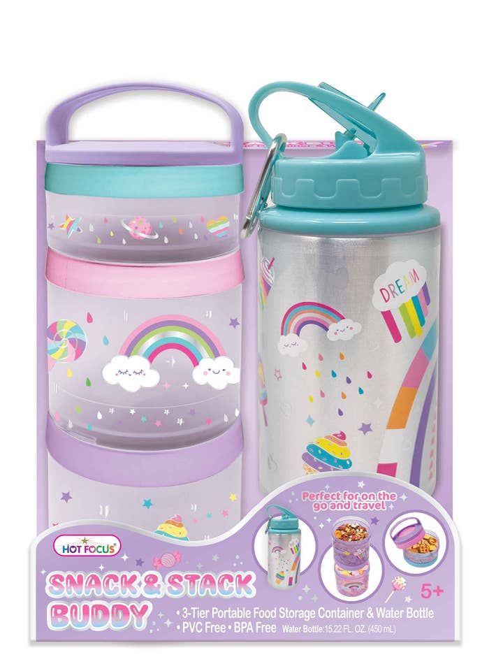 Stack&Snack Buddy, Rainbow for wholesale by Hot Focus, Inc.