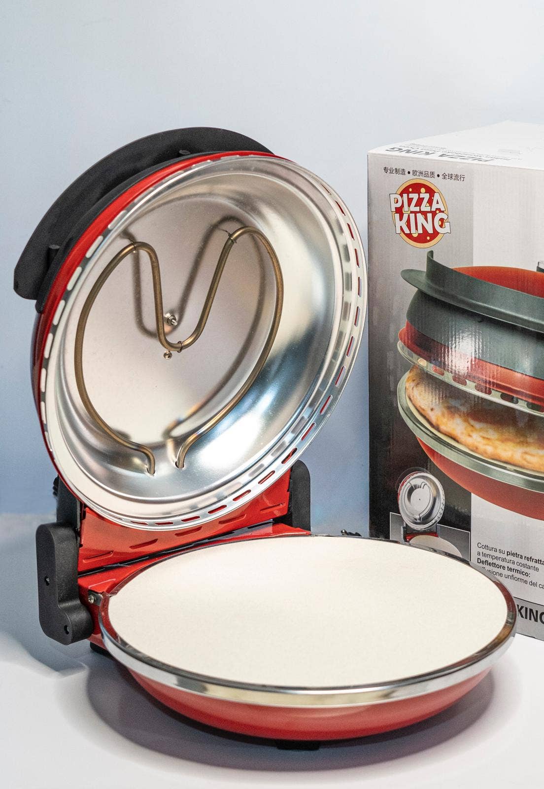 Truffleat srl – wholesale Köksapparat – Pizza King pizzaugn i sten, tillverkad i Italien2