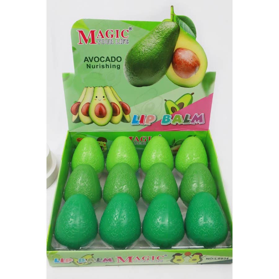 GREEN Sweet Avocado Lip Balm Set for wholesale on Faire4