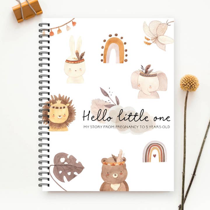 Journal de Grossesse et de Bébé, Cadeau de Douche pour Nouvelle Maman #10 pour la vente par Rainbows&Lollipops Inc