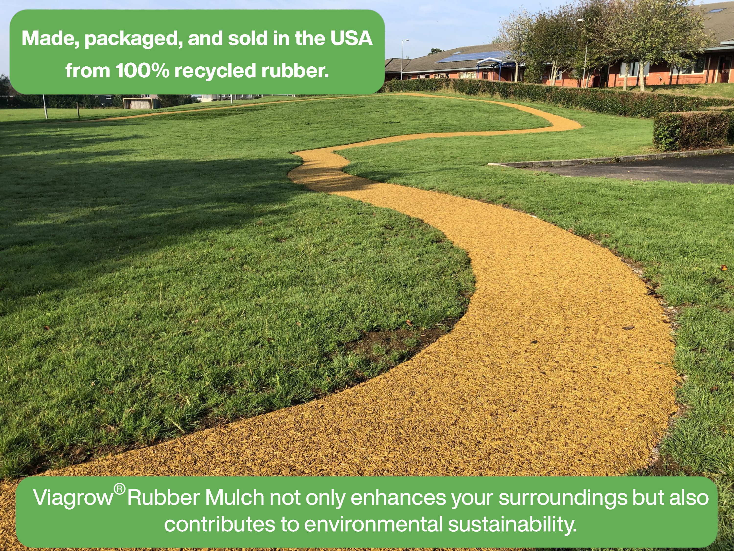 Viagrow - Wholesale Outdoor Ornament/Decor - Cypress Rubber Playground & Landscape Mulch by Viagrow, 1.5 CF Bag ( 11.2 Gallons / 42.3 Liters)4