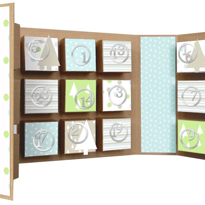 URSUS® / Buntpapierfabrik Ludwig Bähr GmbH & Co. KG - Wholesale Advent calendar - Advent calendar book “Christmas trees”2