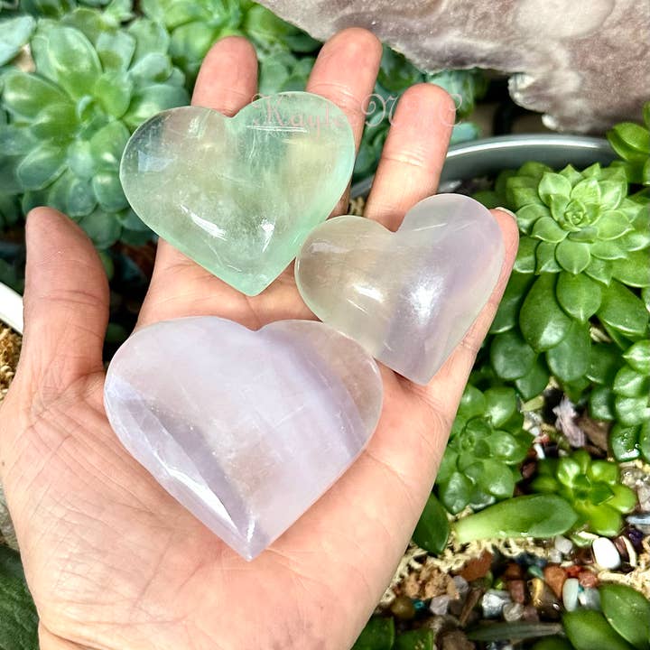 KayleeNYC – wholesale Andlig sten/kristall – Partihandel Parti 2 kg Naturlig Yttrium Fluorit Crystal Heart4