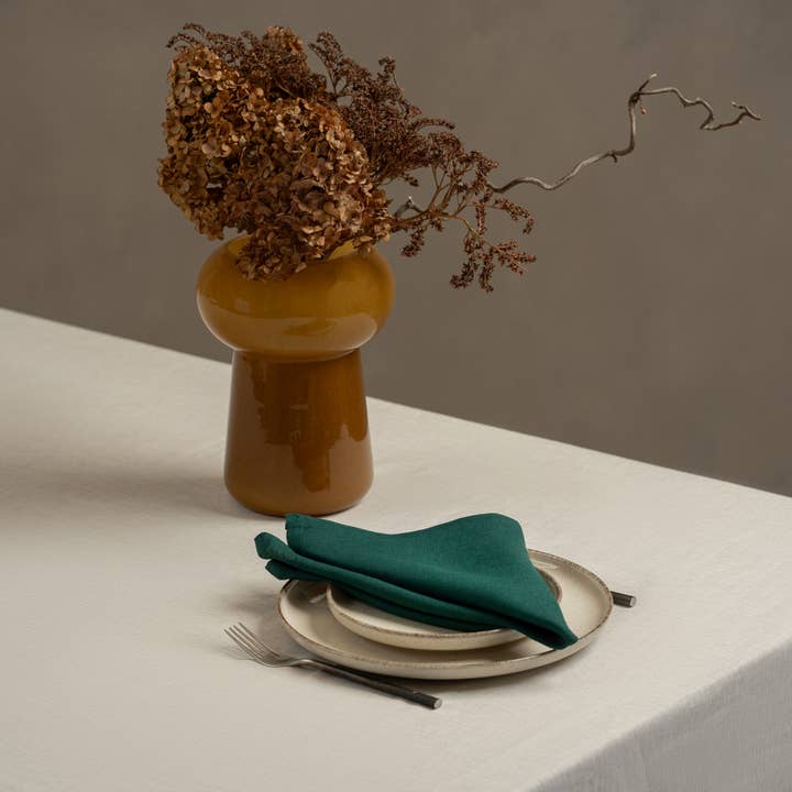 menique - Wholesale Dinner & Cloth Napkin - Natural European Linen Napkin - Holiday Table Linens