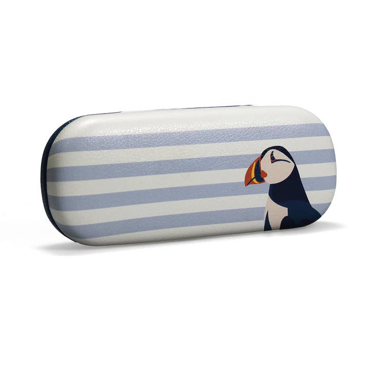 Glasses Case (Hard) - RSPB (Puffin Blue) for wholesale by Half Moon Bay