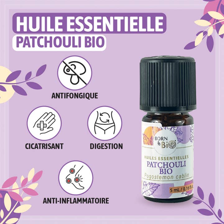 Les Laboratoires Bio Seasons - Vente Huile essentielle - HUILE ESSENTIELLE PATCHOULI BIO 5 ML