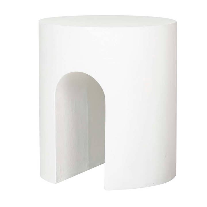 Sidobord/Pall Vit Sedit 41x41x47 cm #2 för wholesale av Ethan Chloe - GARPE GROUP - GARCIA PÉREZ Y CÍA S.L.