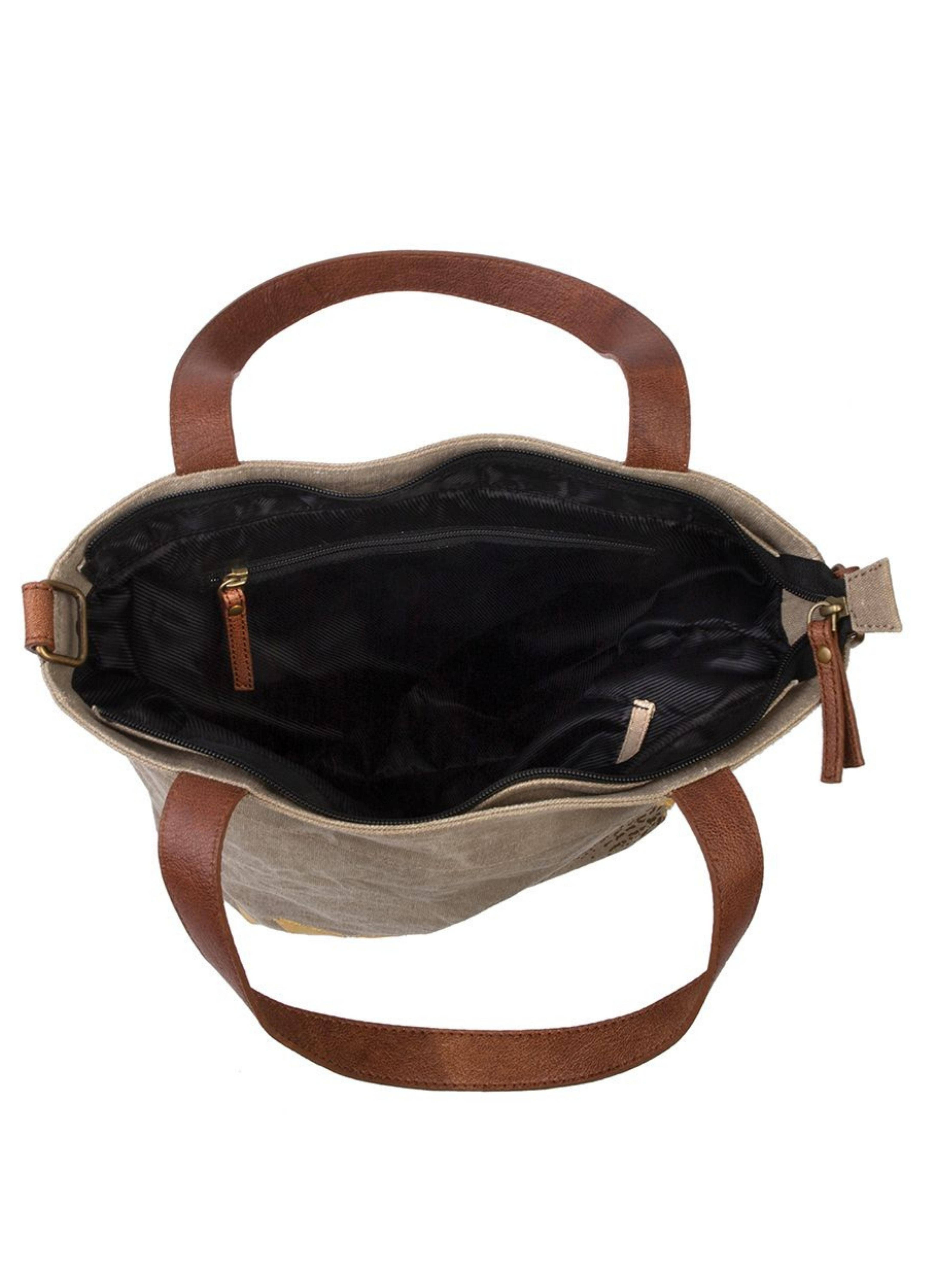 Mona B. - Vendita all'ingrosso Borsa tote - Donna - Borsa Tote da Donna Convertibile in Tela Riciclata Sunny3