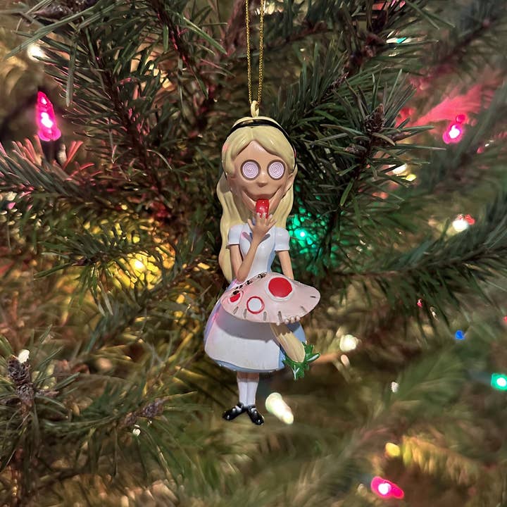 Tree Buddees - Venta al por mayor Adornos - Adornos de Navidad Divertidos de Alicia en el País de las Maravillas con Hongos Mágicos8