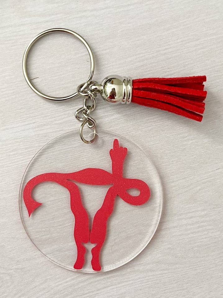 Uterus Keychain for wholesale by Blush & Brim Co