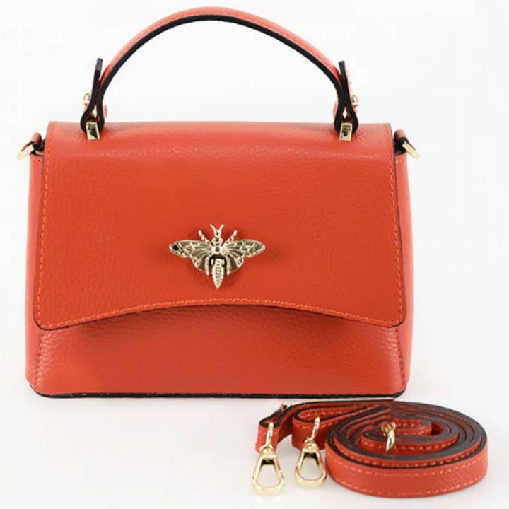 MODARNO - Wholesale Top handle bag – women's - Women's shoulder bag in genuine leather with Ape closure3