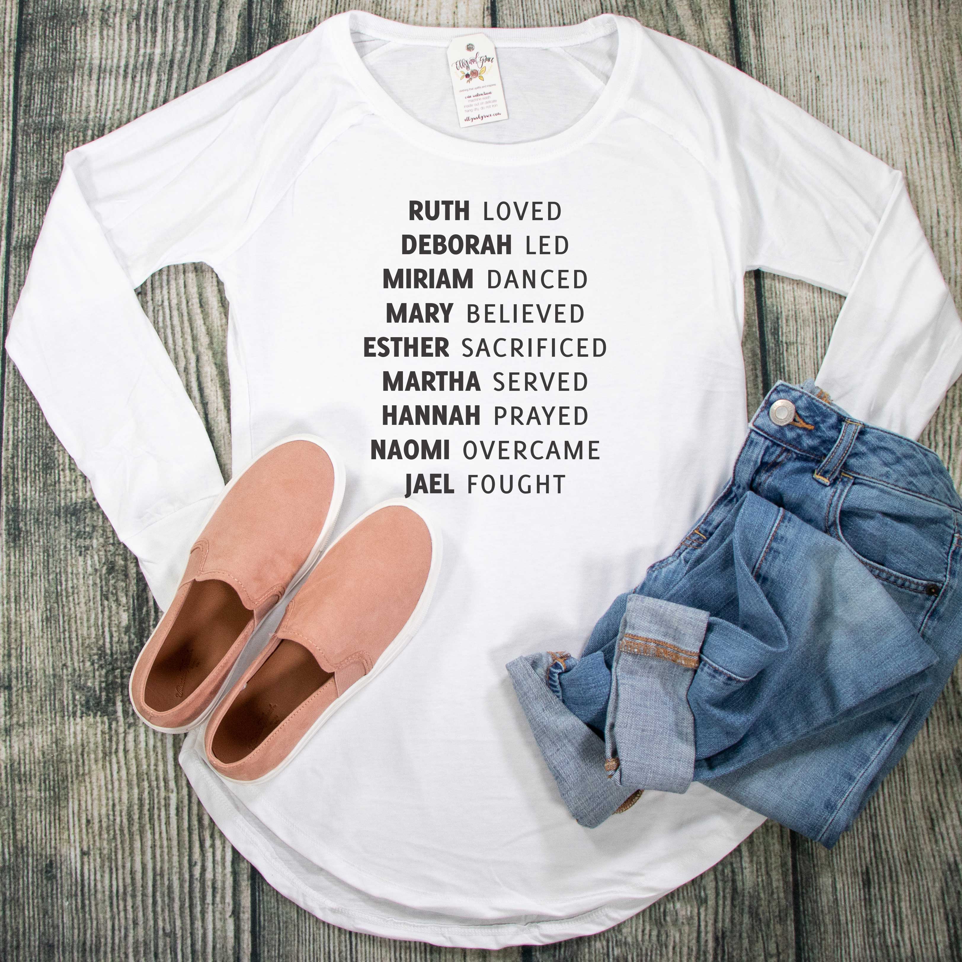 EllyandGrace – Großhandel T-Shirt mit Siebdruck – Damen – Ruth Loved Tunika-T-Shirt2